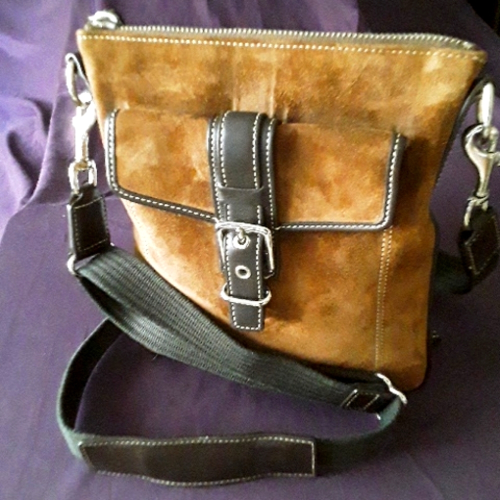 COACH Suede Crossbody